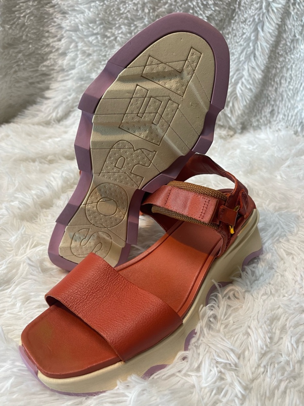 Sorel Free People Kinetic Impact Y-Strap High Sandals - Picture 2 of 5